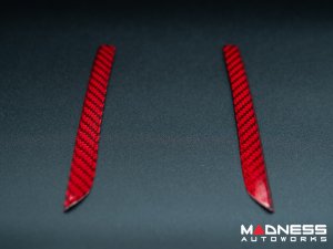 Alfa Romeo Giulia Center Console Frame Trim - Carbon Fiber - Red Candy - Pre '20 Models Alfa Romeo Giulia Center Console Frame Trim - Carbon Fiber - Red Candy - Pre '20 Models